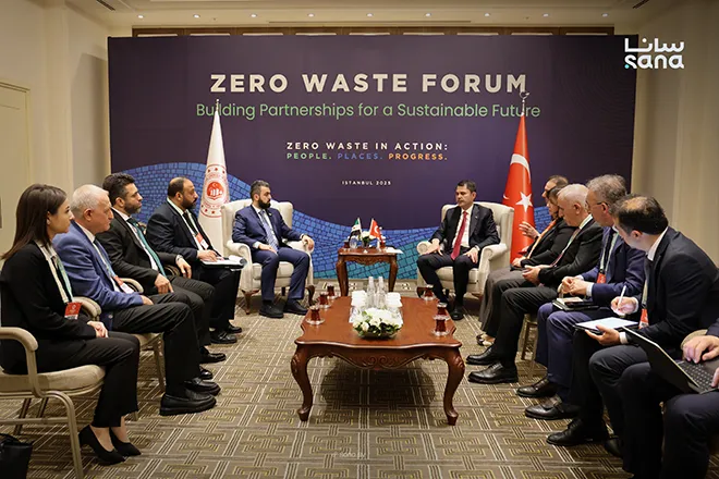 سوريا وتركيا تبحثان التعاون في إعادة الإعمار وتطوير قطاع البلديات