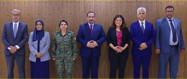 وفد "الإدارة الذاتية" يصل دمشق لبحث آليات الدمج في مؤسسات الدولة وحق الأكراد